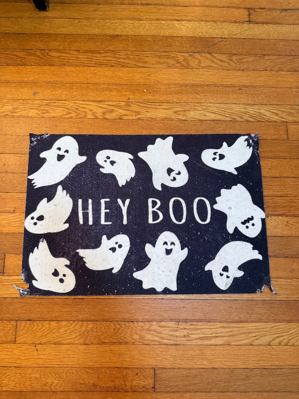 Halloween 'Hey Boo' door mat